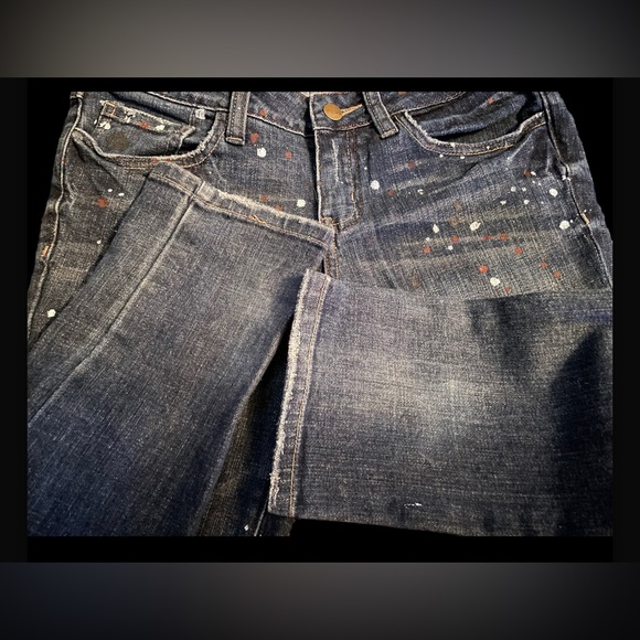 2.1 Denim “Paint Spatter” Jeans - Picture 6 of 8